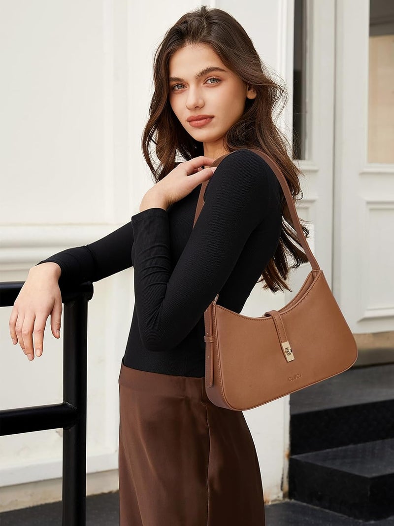 CLUCI Shoulder Bag for Women, Purses for Women, Handbag Hobo Bags Vegan Leather Crossbody Purse with Adjustable Strap - Image 2